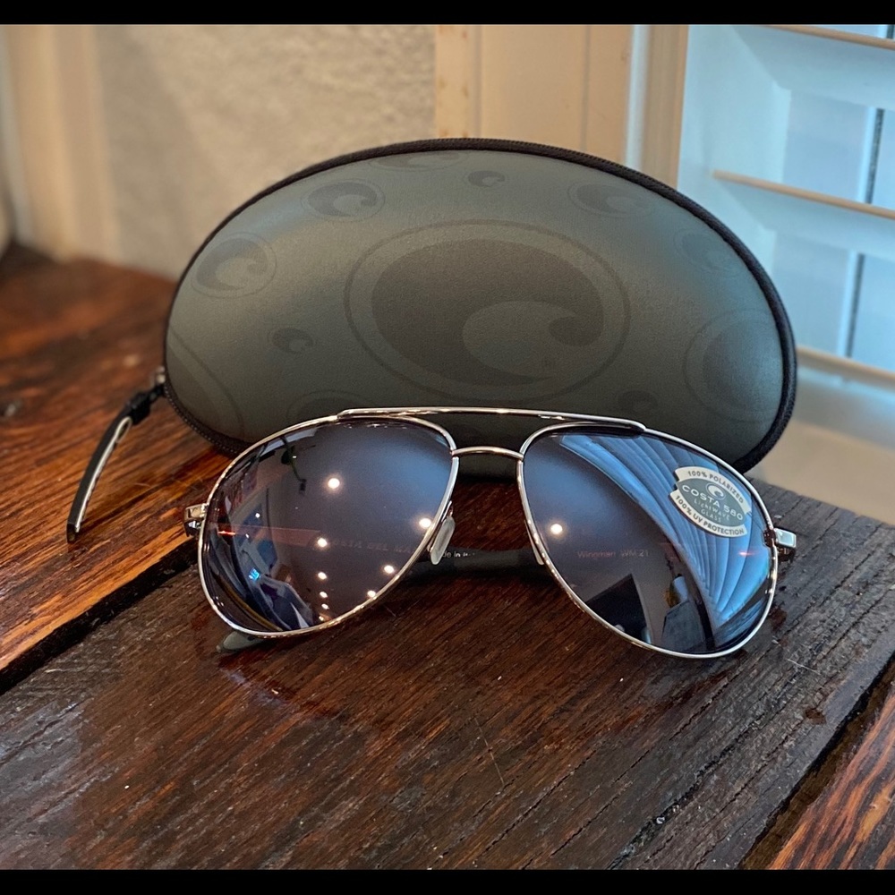 New Costa Del Mar 580 wingman 21 silver